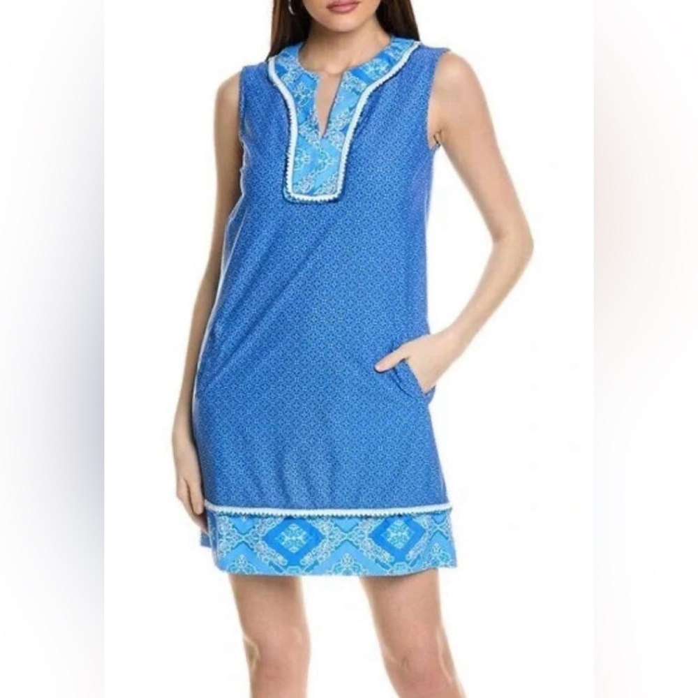 Cabana Life Windemere Sleeveless Tunic Dress Size Small
